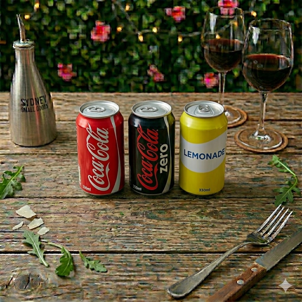 Coke / Coke Zero / Lemonade (Cans each)